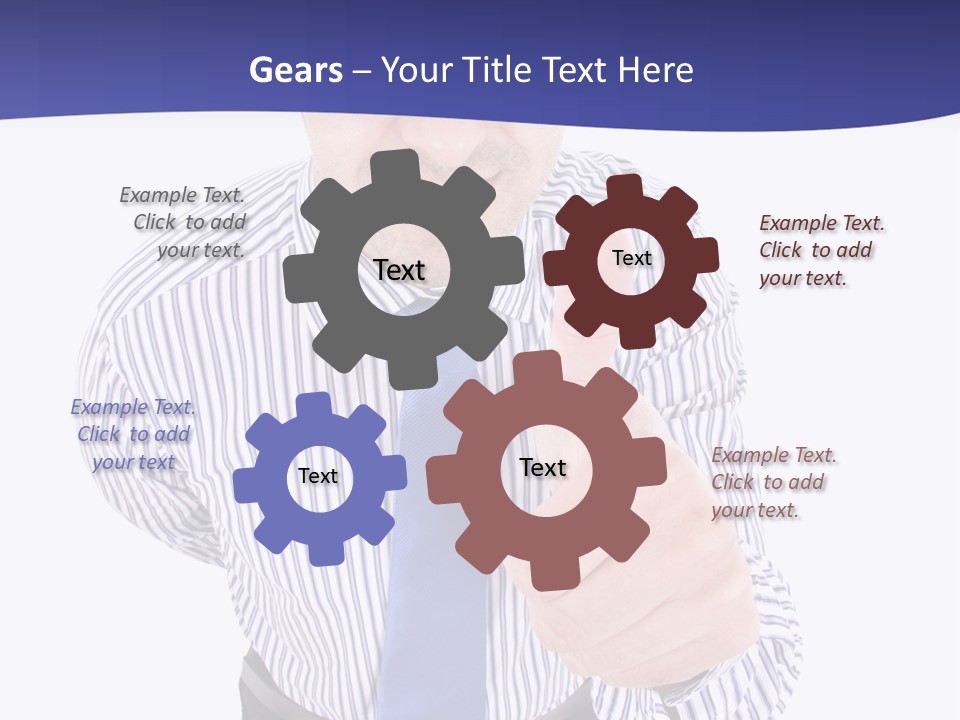 Executive Male Boss PowerPoint Template