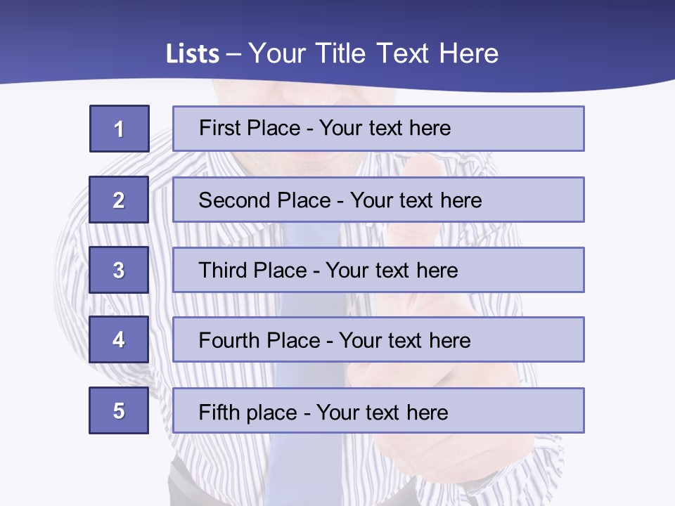 Executive Male Boss PowerPoint Template
