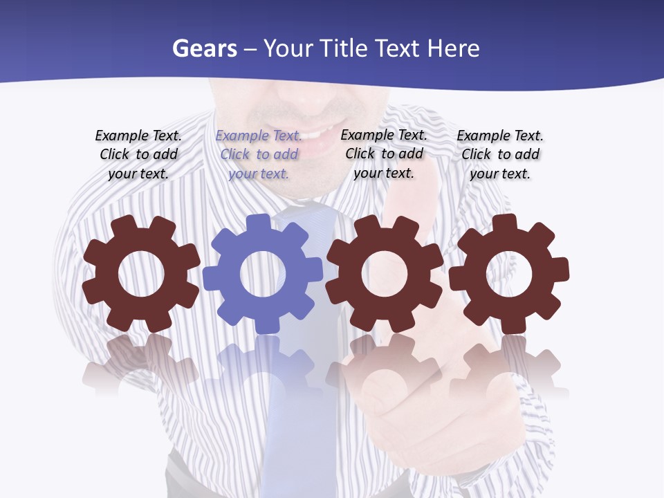 Executive Male Boss PowerPoint Template