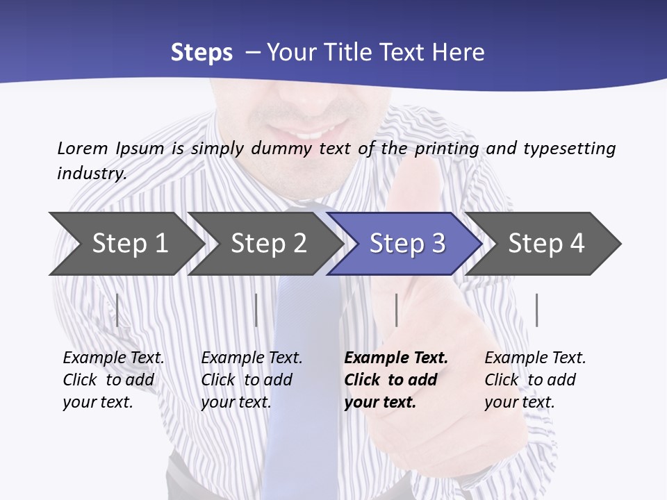 Executive Male Boss PowerPoint Template