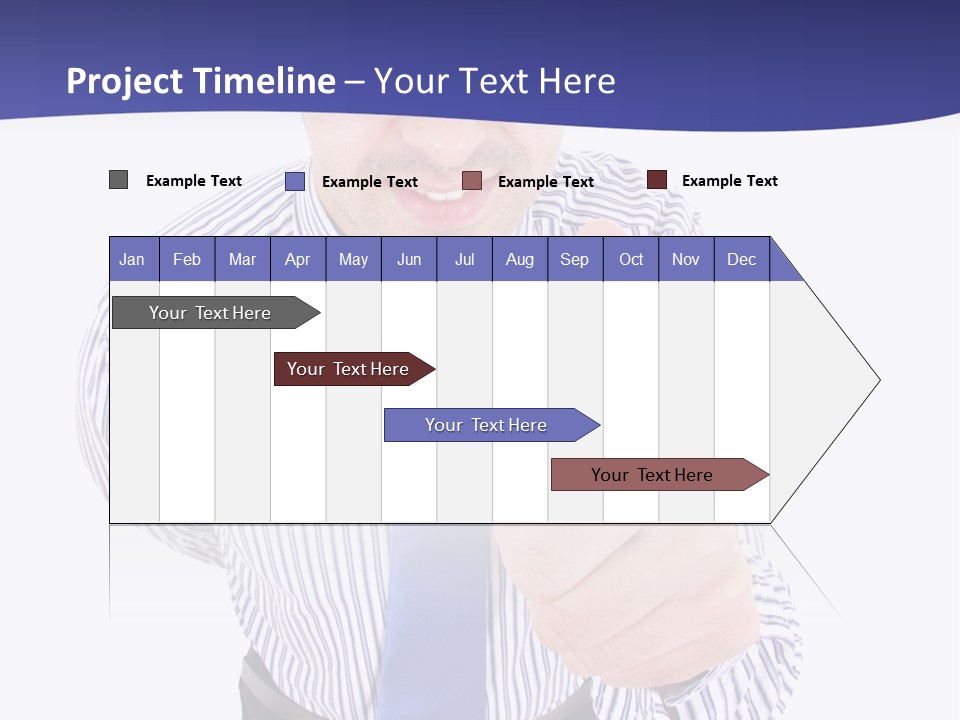 Executive Male Boss PowerPoint Template