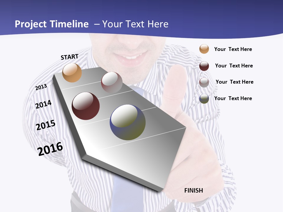 Executive Male Boss PowerPoint Template