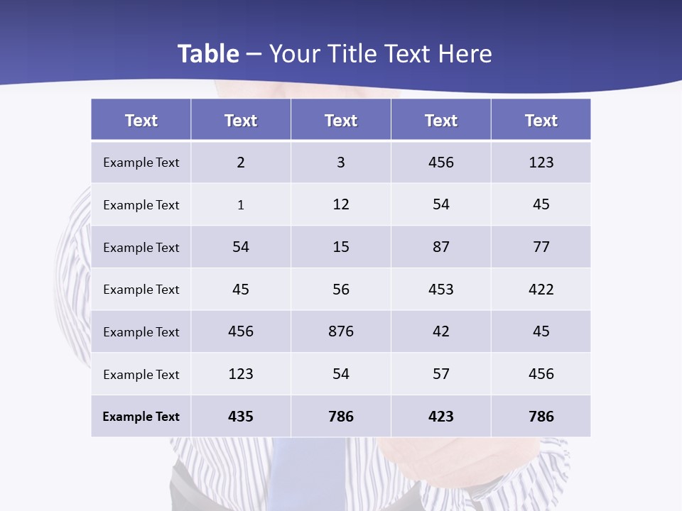 Executive Male Boss PowerPoint Template