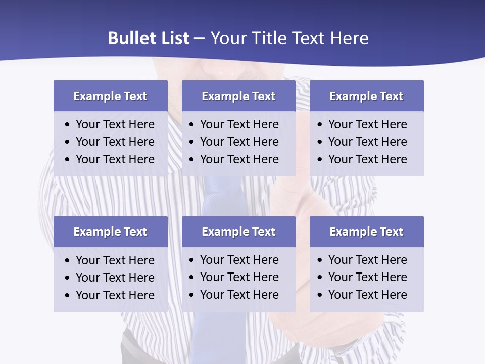 Executive Male Boss PowerPoint Template