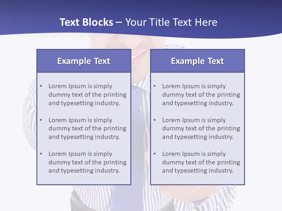 Executive Male Boss PowerPoint Template