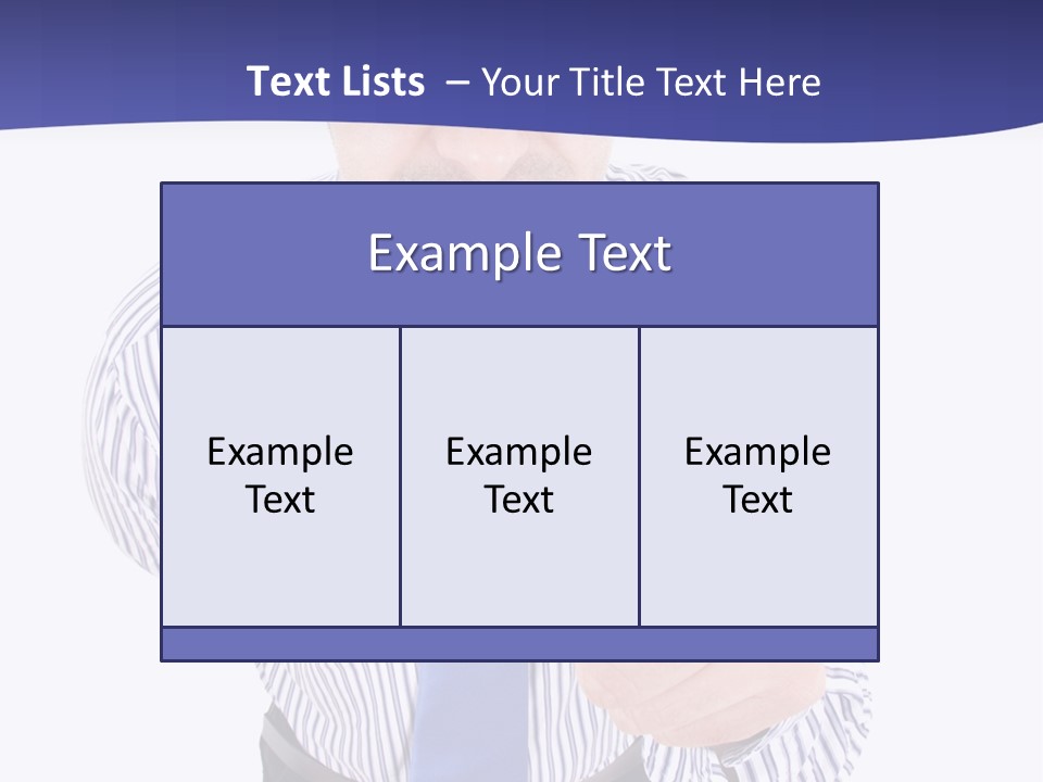 Executive Male Boss PowerPoint Template