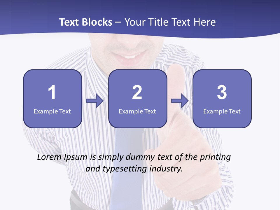 Executive Male Boss PowerPoint Template