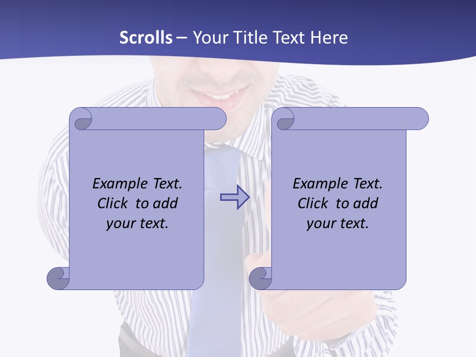 Executive Male Boss PowerPoint Template