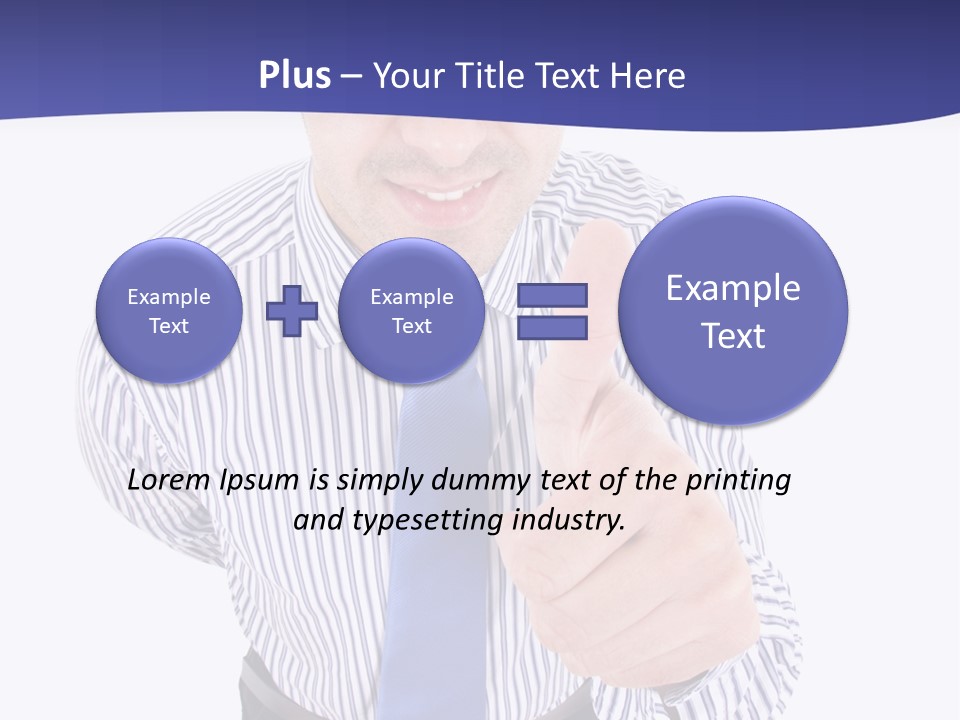 Executive Male Boss PowerPoint Template