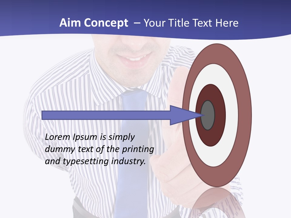 Executive Male Boss PowerPoint Template