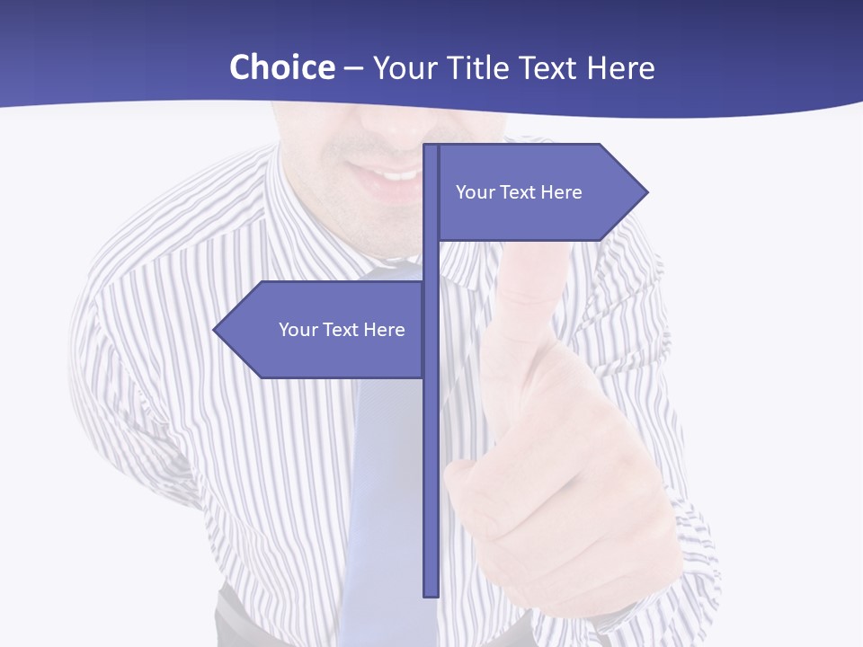 Executive Male Boss PowerPoint Template