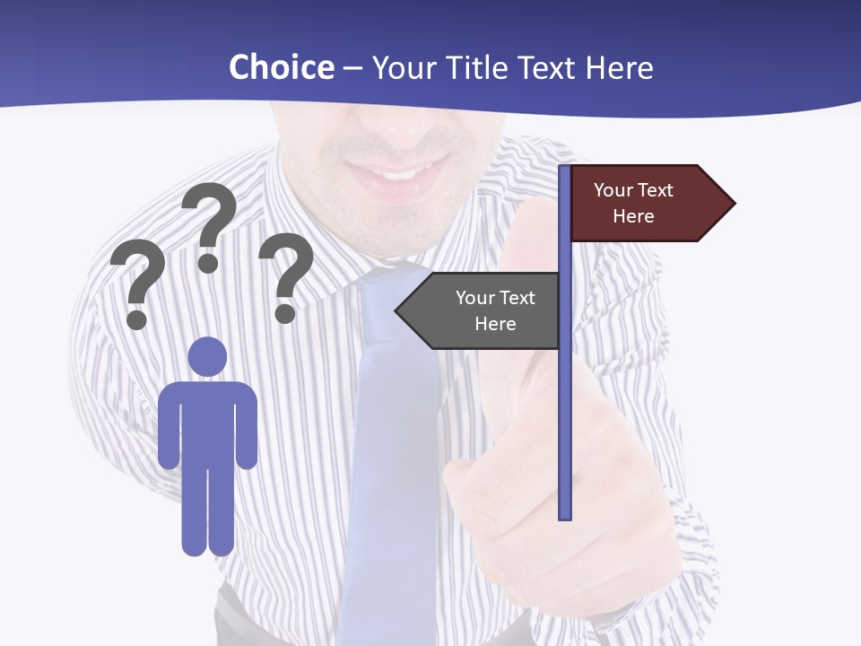 Executive Male Boss PowerPoint Template