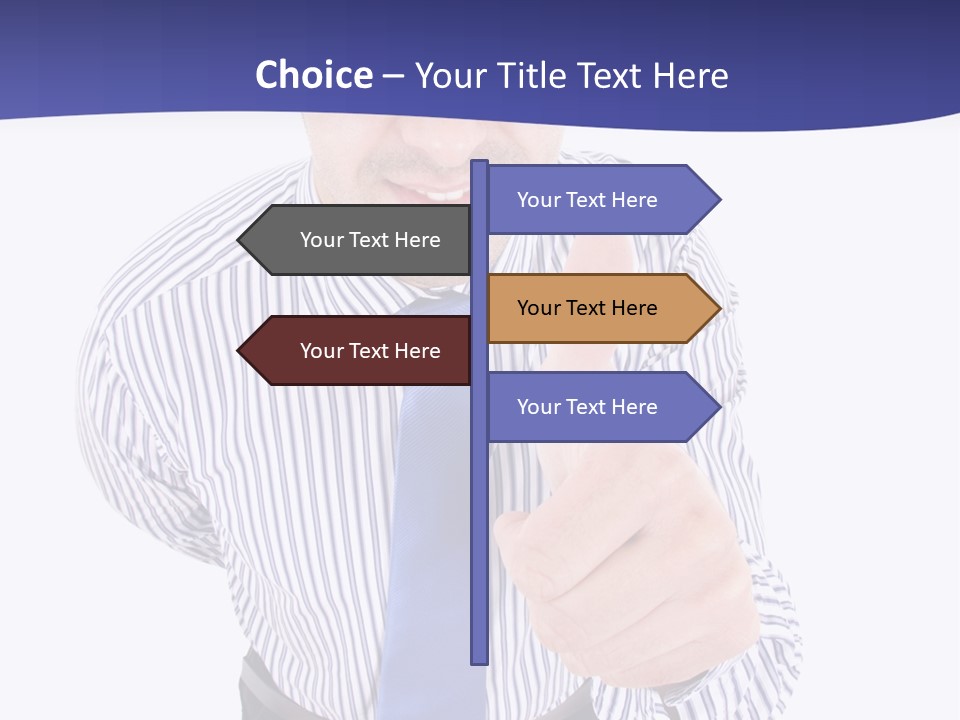 Executive Male Boss PowerPoint Template