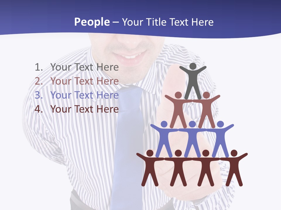 Executive Male Boss PowerPoint Template