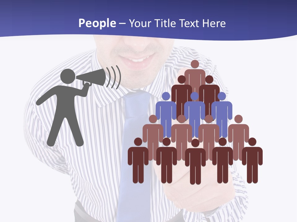 Executive Male Boss PowerPoint Template