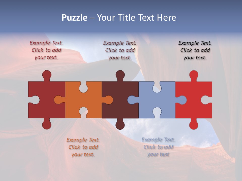 Curve Arid Lower PowerPoint Template