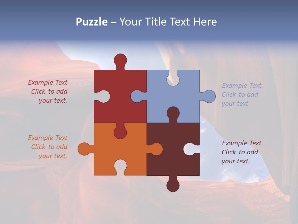 Curve Arid Lower PowerPoint Template