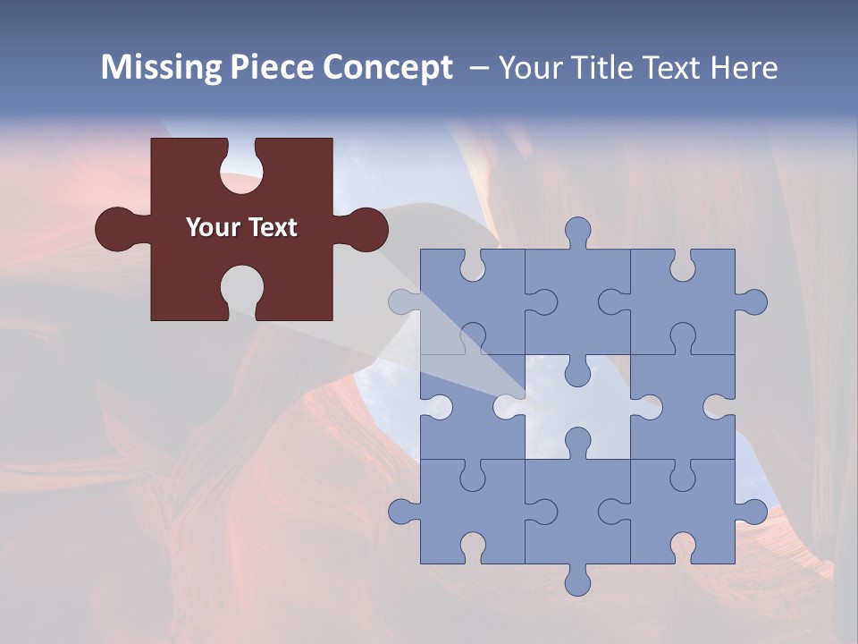 Curve Arid Lower PowerPoint Template