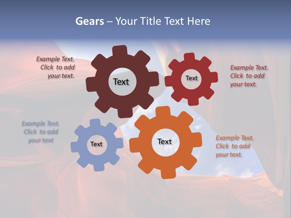 Curve Arid Lower PowerPoint Template