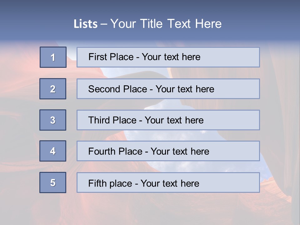 Curve Arid Lower PowerPoint Template