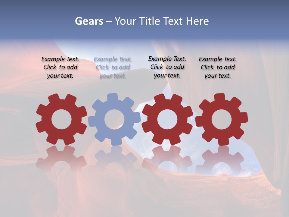 Curve Arid Lower PowerPoint Template