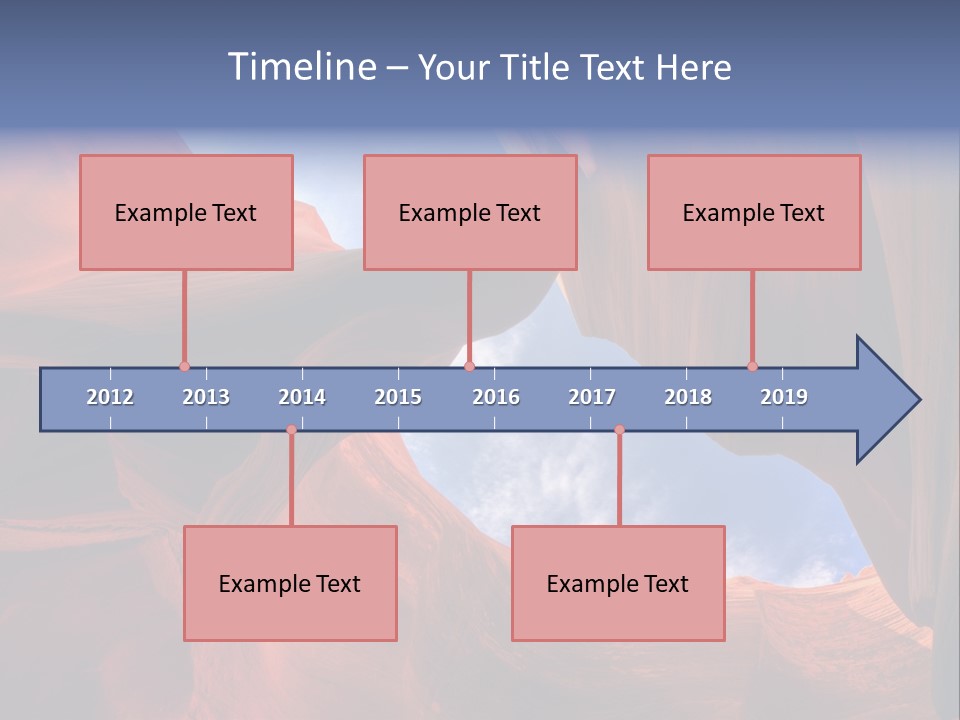 Curve Arid Lower PowerPoint Template