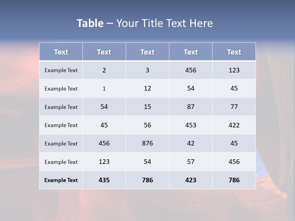 Curve Arid Lower PowerPoint Template