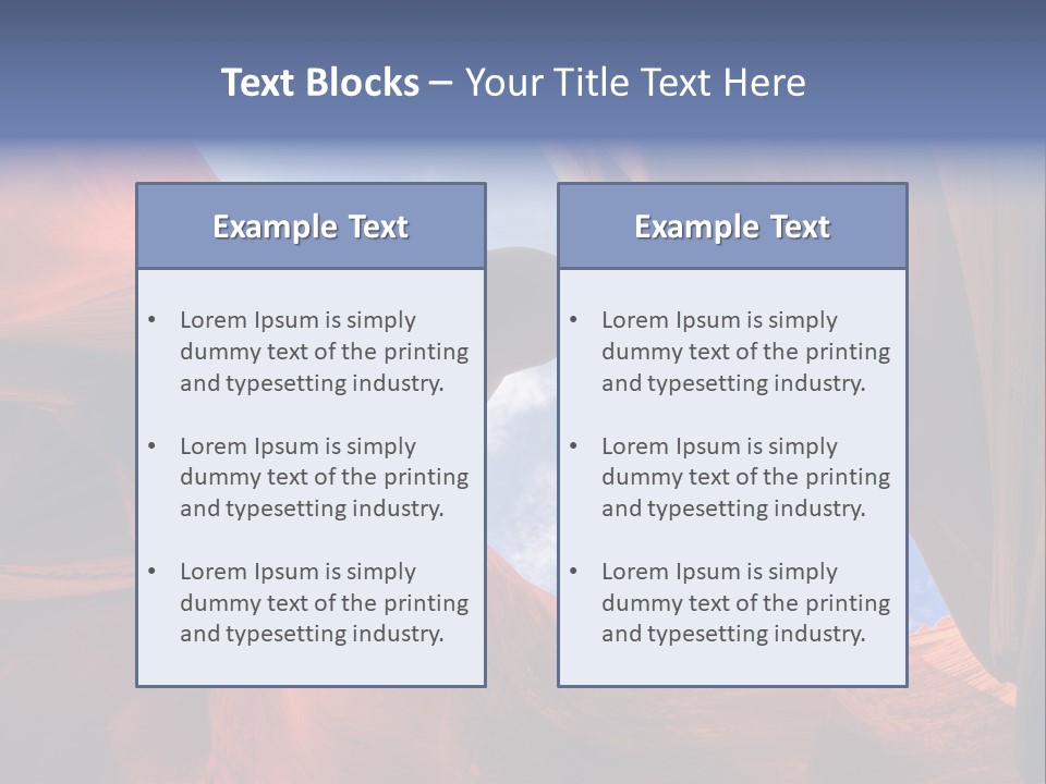 Curve Arid Lower PowerPoint Template