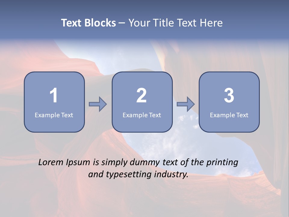 Curve Arid Lower PowerPoint Template