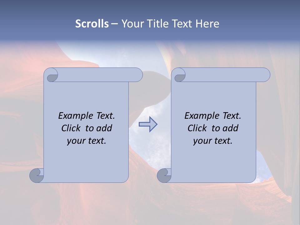 Curve Arid Lower PowerPoint Template