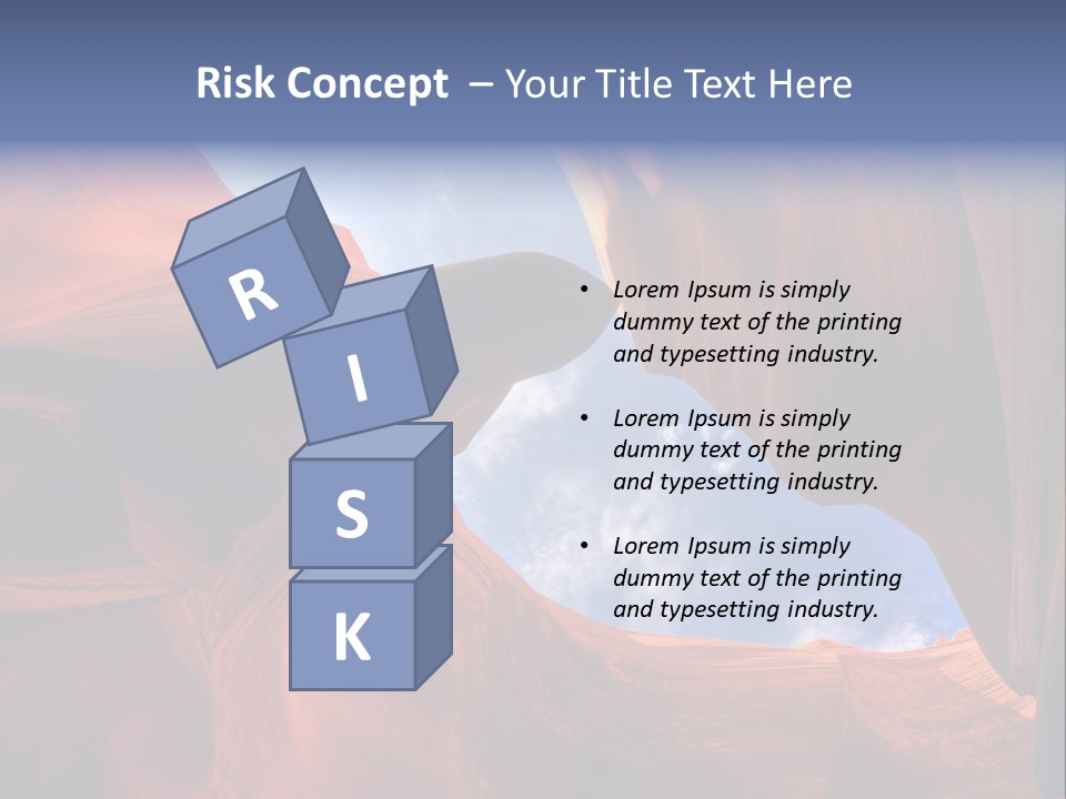 Curve Arid Lower PowerPoint Template