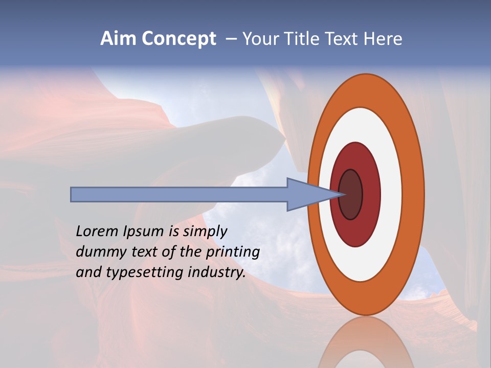 Curve Arid Lower PowerPoint Template