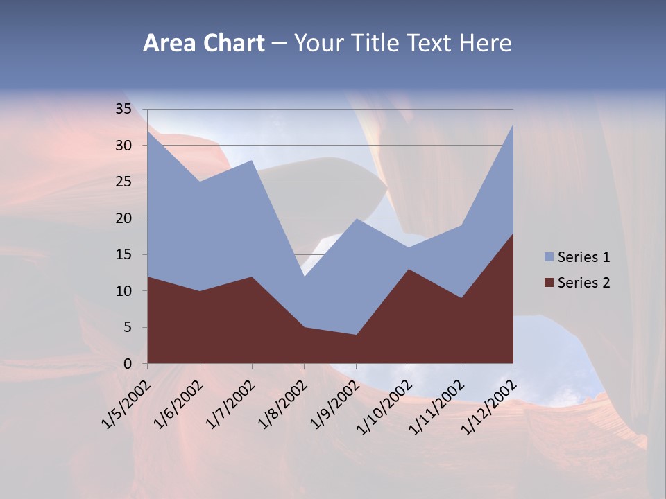 Curve Arid Lower PowerPoint Template