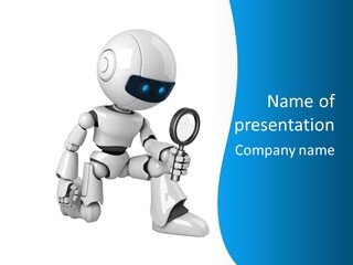 Mechanism Search Magnifying PowerPoint Template