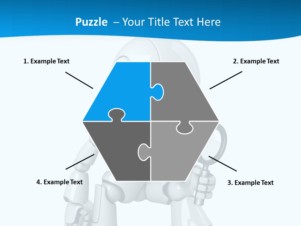Mechanism Search Magnifying PowerPoint Template