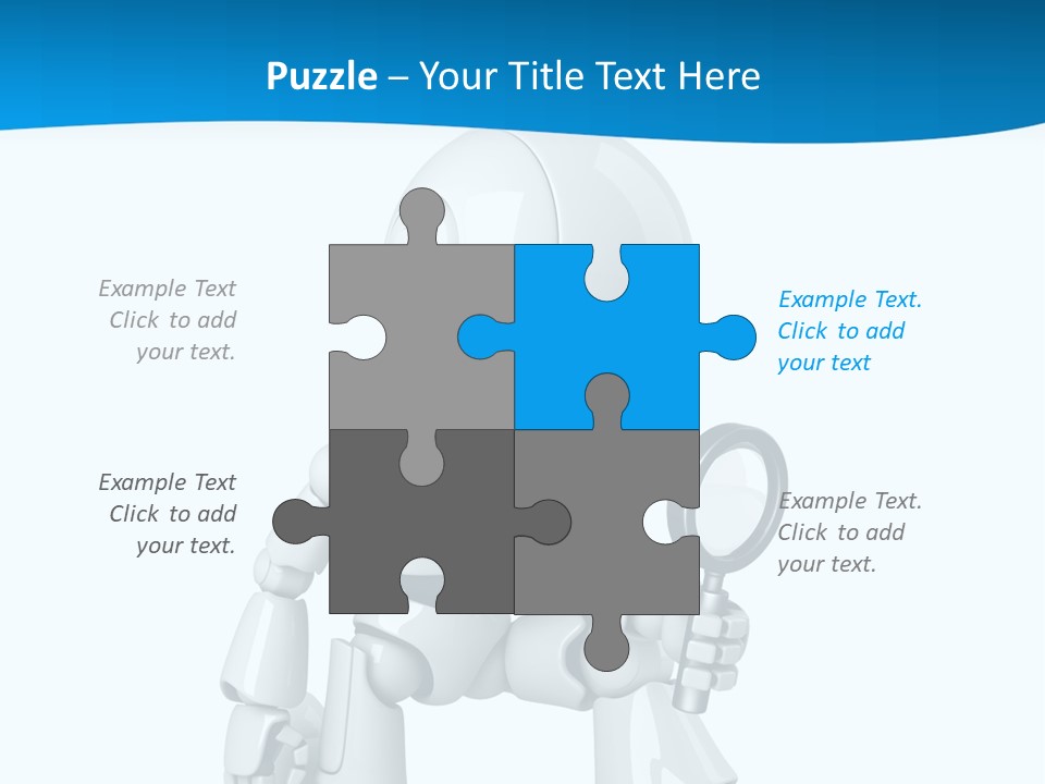 Mechanism Search Magnifying PowerPoint Template
