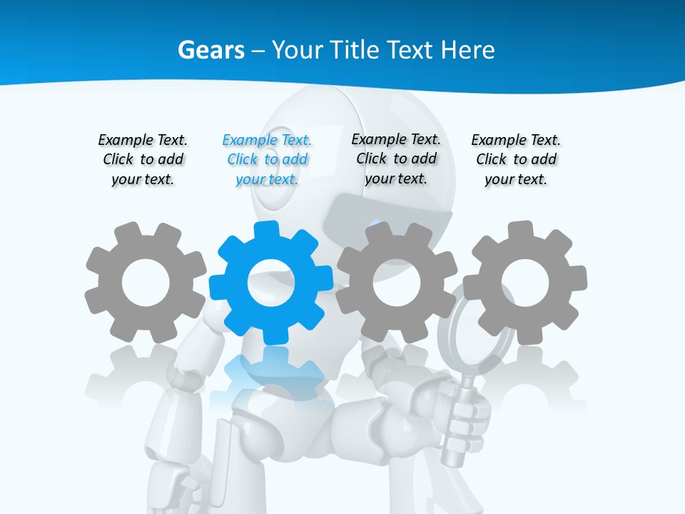 Mechanism Search Magnifying PowerPoint Template