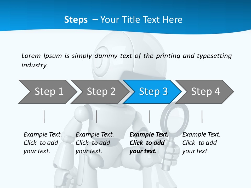 Mechanism Search Magnifying PowerPoint Template