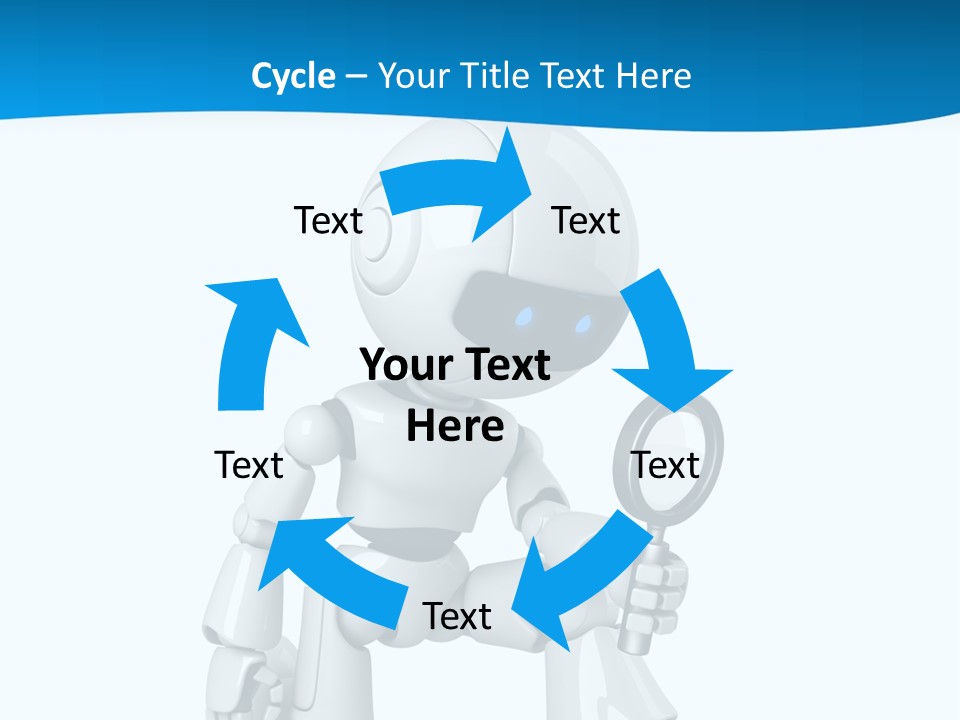 Mechanism Search Magnifying PowerPoint Template