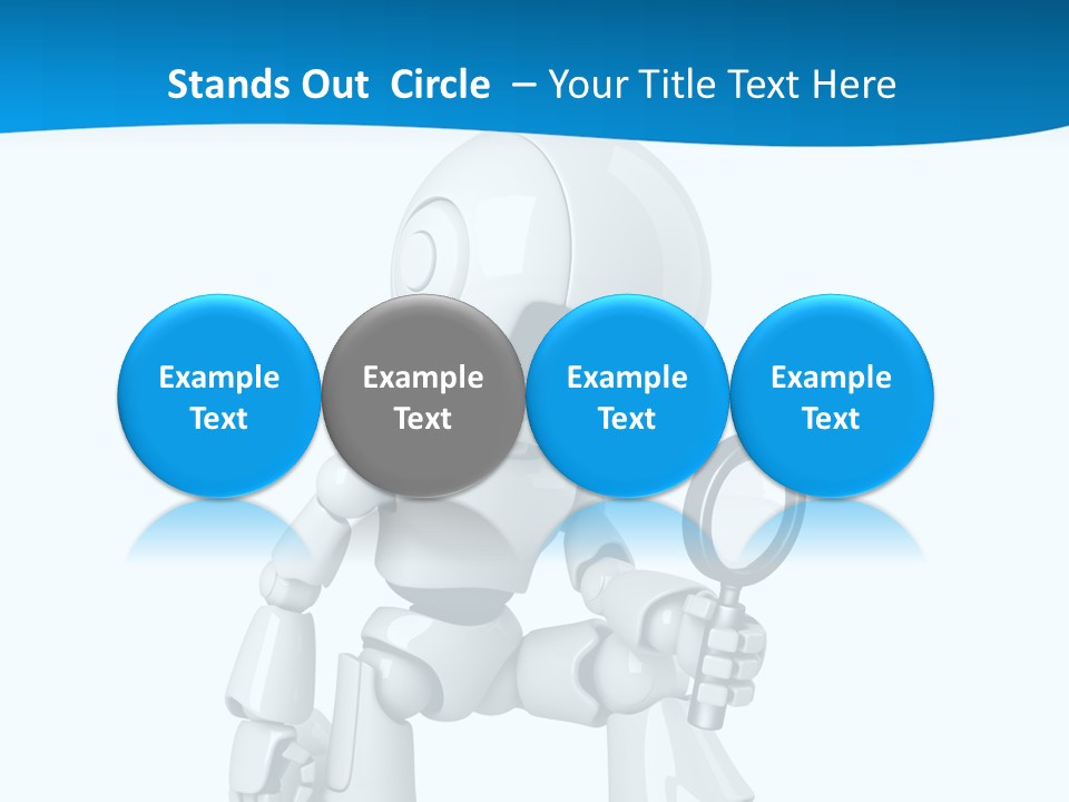 Mechanism Search Magnifying PowerPoint Template