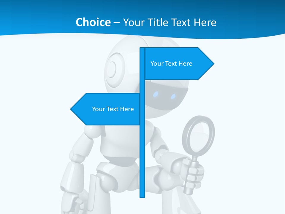 Mechanism Search Magnifying PowerPoint Template