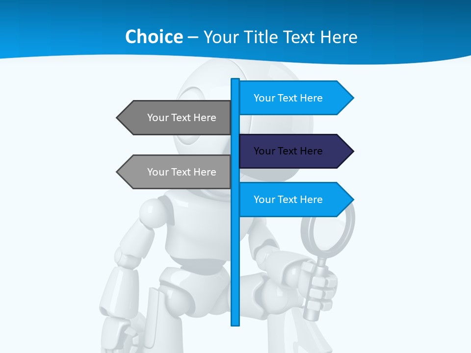 Mechanism Search Magnifying PowerPoint Template