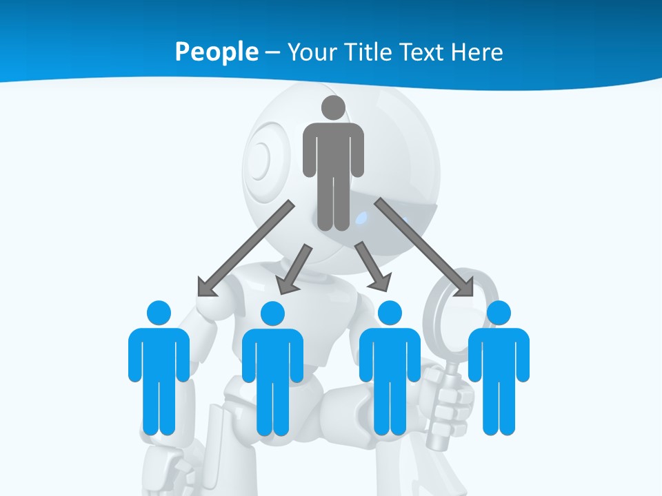 Mechanism Search Magnifying PowerPoint Template