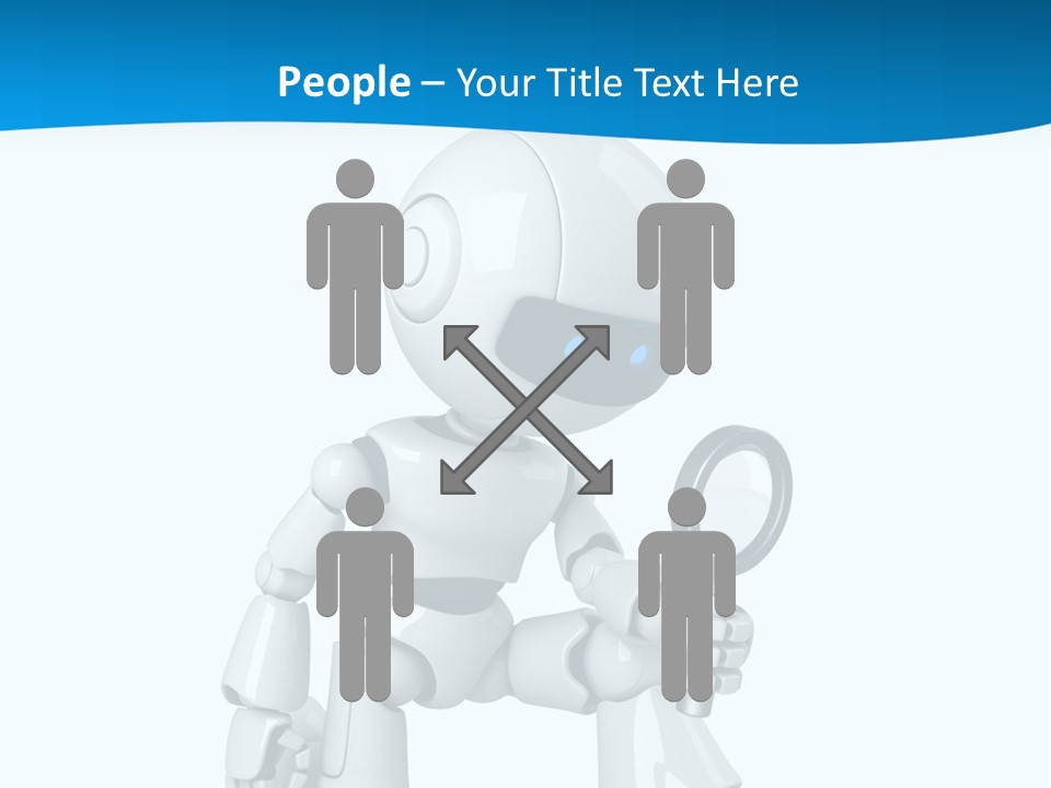 Mechanism Search Magnifying PowerPoint Template