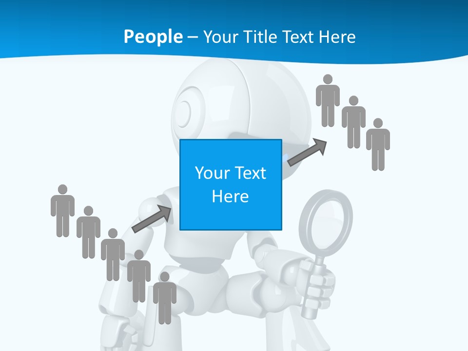 Mechanism Search Magnifying PowerPoint Template