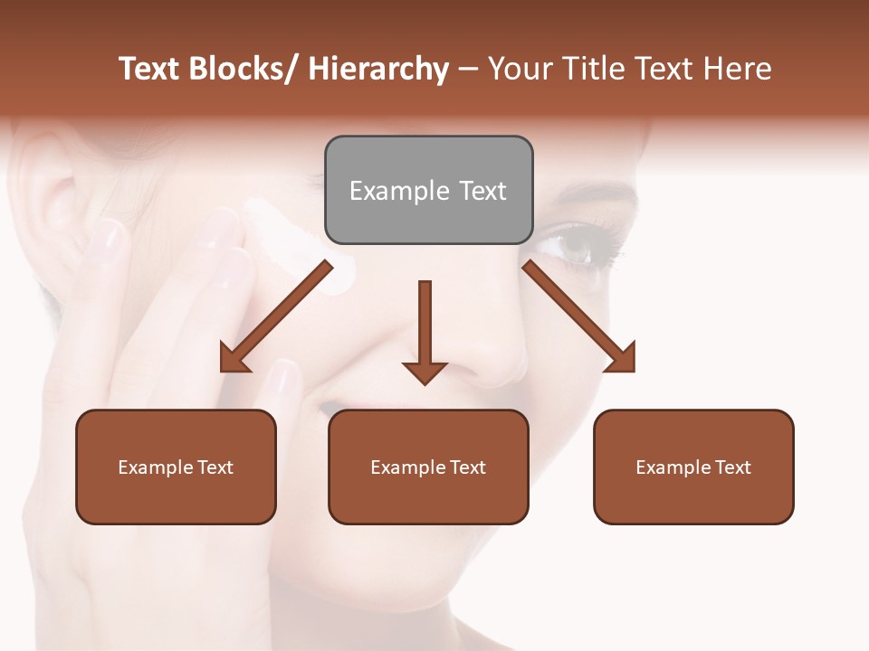 Adult Girl Smile PowerPoint Template