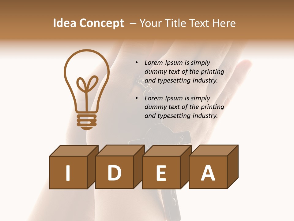 Sleep God Hope PowerPoint Template