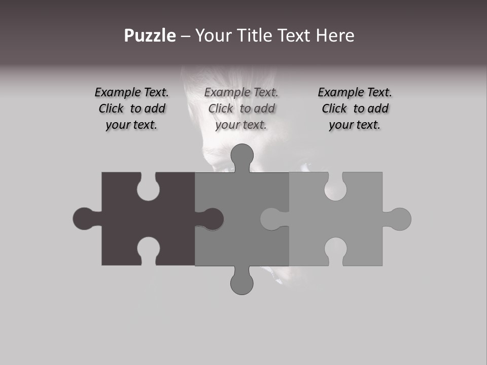 A Young Boy Is Smiling For The Camera PowerPoint Template