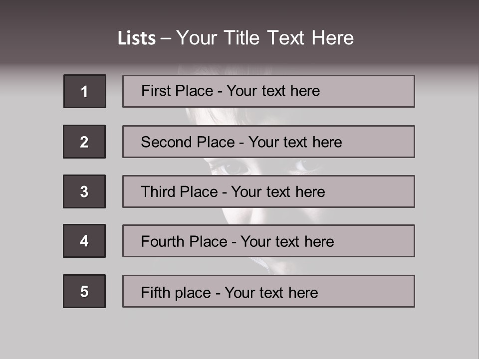 A Young Boy Is Smiling For The Camera PowerPoint Template