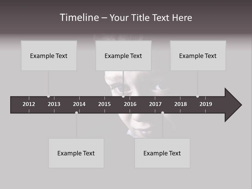 A Young Boy Is Smiling For The Camera PowerPoint Template